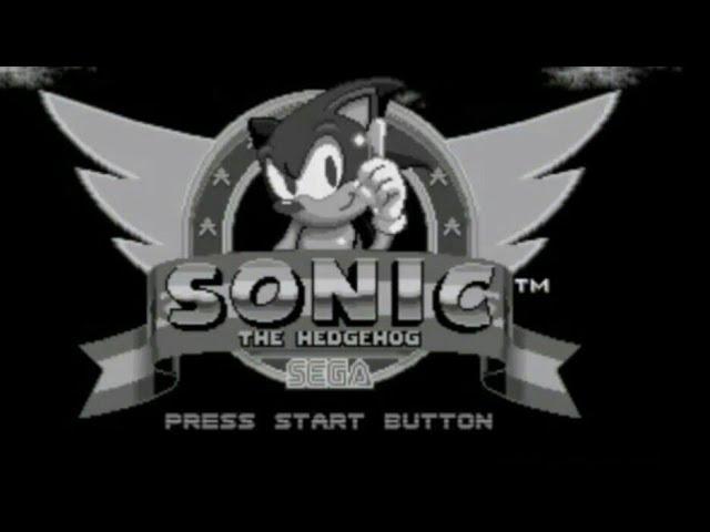 Sonic 1 Black & White