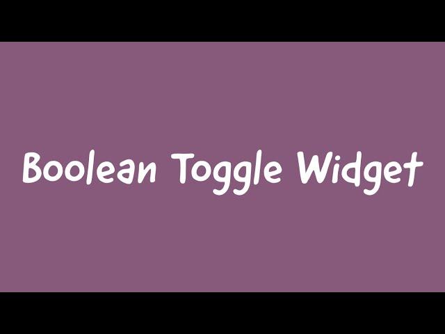54. Widget Boolean Toggle In Odoo || Odoo 15 Development Tutorials