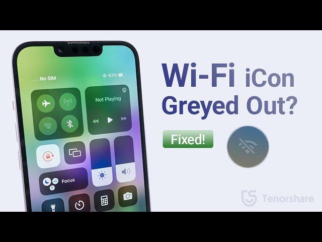 iPhone Wi-Fi iCon/Toggle Greyed Out? Here Is How to Troubleshoot