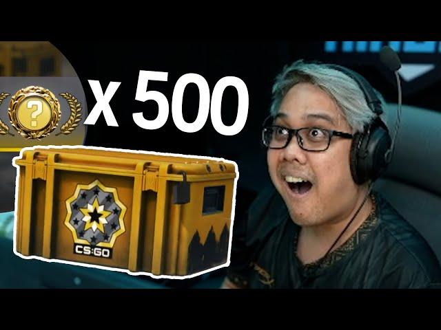 CSGO 2 เปิด 500 กล่อง จะเปิดจนกว่าจะได้มีด!!