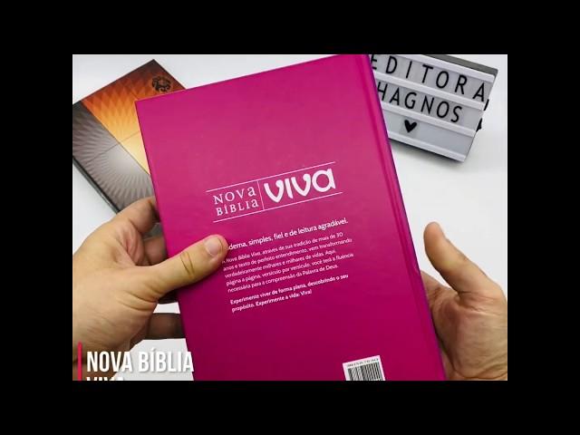 Por dentro do livro: Nova bíblia viva - Capa dura letra grande