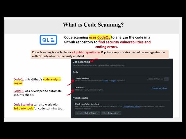 Introduction to Code Scanning - GitHub Advanced Security