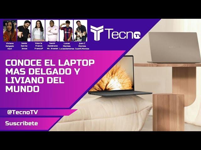 CONOCE EL LAPTOP MAS DELGADO Y LIVIANO DEL MUNDO