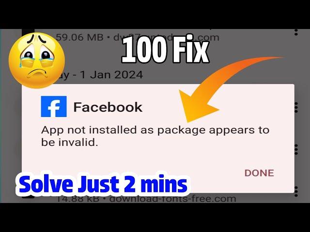 App Not Installed As Package Appears To Be Invalid Apk