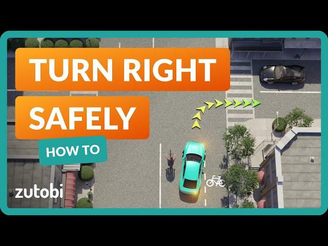 How to Turn Right at an Intersection | Driving Tips