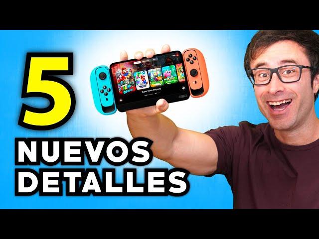 5 NUEVOS DETALLES (Rumores) de NINTENDO SWITCH 2