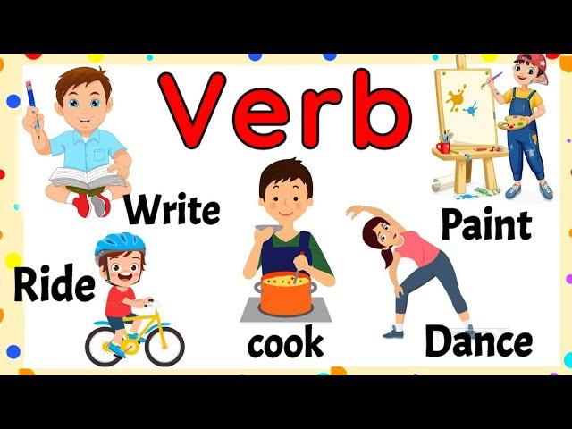 Verb for class 1 | verb definition | verb in english grammar | action words | Verb | #verbs | #verb