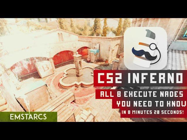 CS2 Inferno - All B EXECUTE Nades You Need To Know in 8 Minutes 20 Seconds!