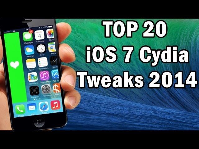 TOP 20 iOS 7 Cydia Tweaks 2014