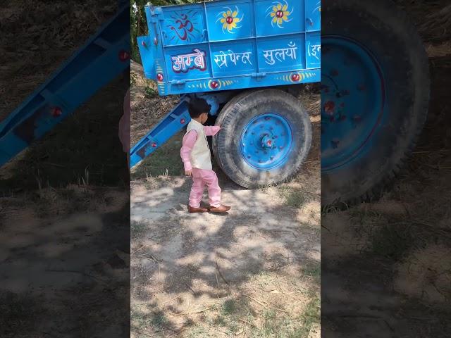 chhota babu ️ tractor trally stunt #shorts#viralvideo#shortsvideo#short#trending#rockstar