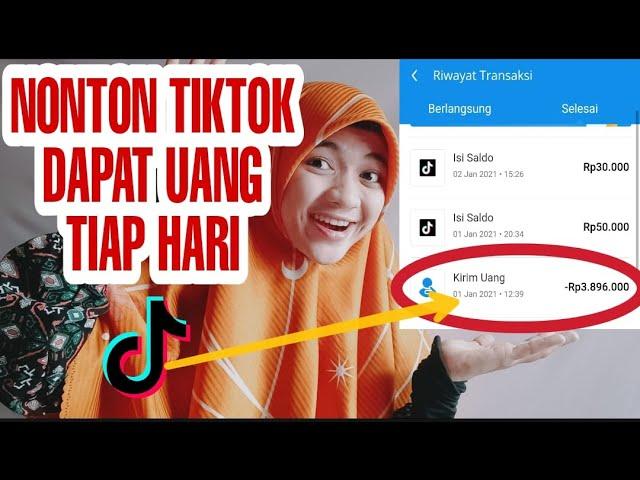 Nonton TIKTOK kamu dibayar Jutaan Rupiah Perbulan TANPA UNDANG TEMAN |Aplikasi Penghasil Uang