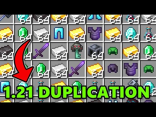 EASY ANY ITEM Minecraft Bedrock 1.21 DUPLICATION GLITCH!