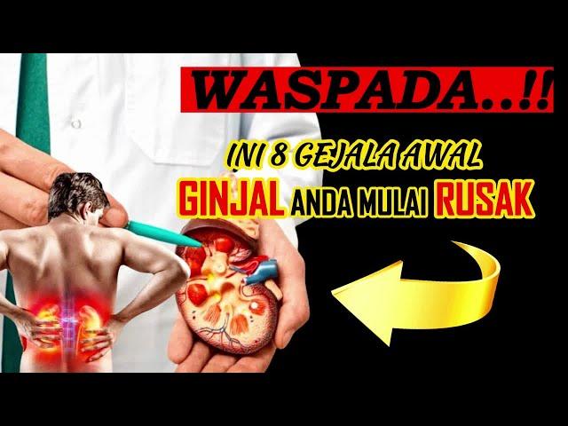 8 TANDA AWAL SAKIT GINJAL !! Kata Dokter