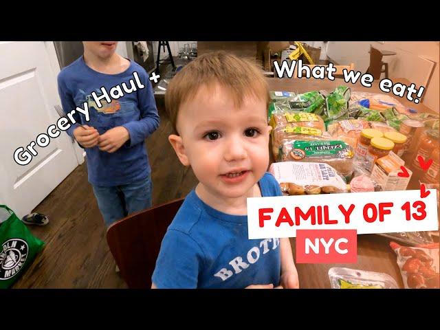 Family of 13 ️Grocery Haul + What we eat in week! Healthy Budget Friendly Meals