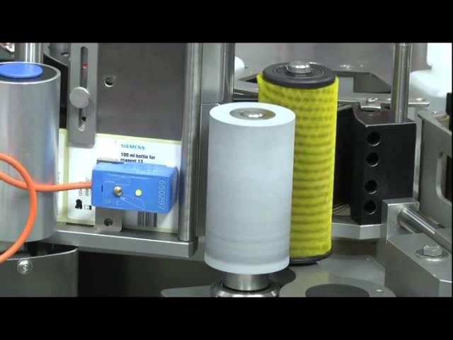 HERMA 040M HC - Wrap-around labelling machine, designed for the healthcare industry