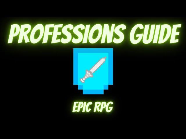 Epic RPG - Professions