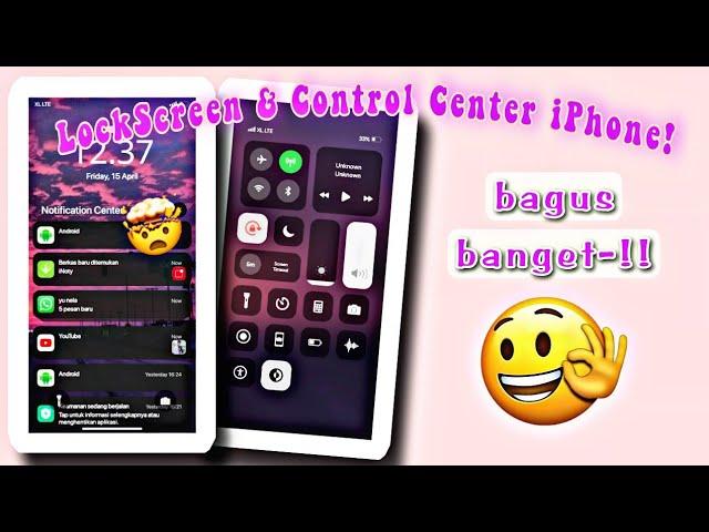   Control Center & Lockscreen iPhone For All Android   ! `•