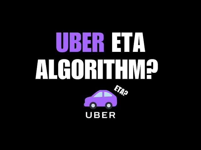 How Uber calculates ETA for a ride