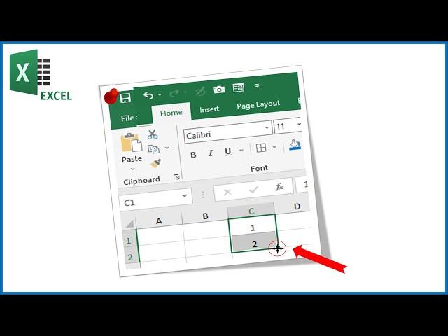 How to solve drag to fill not working in excel