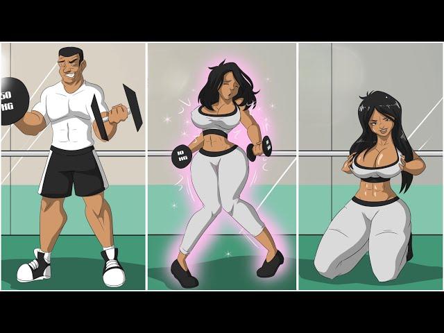 A Hot Workout Session | TG TF Comic Dub 194