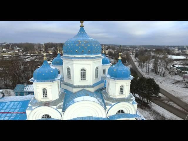 Торжок. 4K. Борисоглебский монастырь. Михайло-Архангельский храм. Torzhok