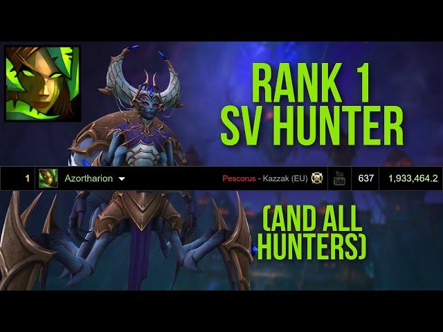 Mythic Queen Ansurek | RANK 1 HUNTER | 1.98M DPS | Survival Hunter PoV