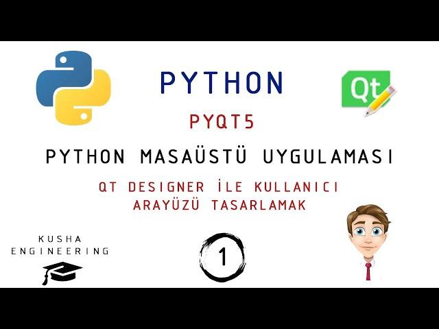 PYTHON MASAÜSTÜ UYGULAMASI  // PYQT5 İLE KULLANICI ARAYÜZÜ TASARIMI // QtDesigner