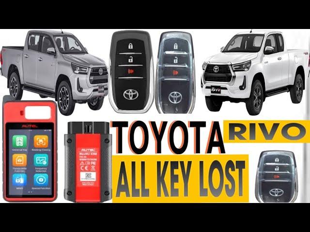 TOYOTA RIVO all key #lost 2023 ||autel km100#autel #toyotahilux