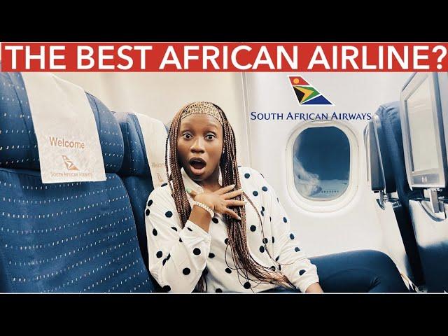 FLYING BEST Airline in AFRICA? | SOUTH AFRICAN AIRWAYS A340 Economy to Johannesburg