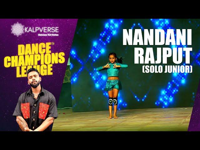 NANDANI RAJPUT I SOLO JUNIOR I DANCE CHAMPIONS LEAUGE I GRAND FINALE I DCL I INDORE