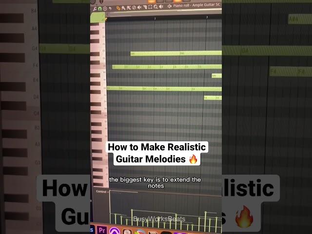 How to Make Realistic Guitar Melodies 