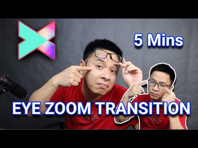 How to Create Eye Zoom Transition Effect in Filmora X in 5 Minutes