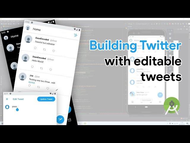 Building a Twitter clone with editable tweets - Speed Code
