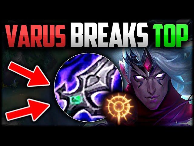 VARUS BREAKS TOP LANE (Best Build/Runes) How to Play Varus & Carry for Beginners & GoofBalls