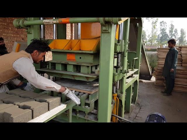 KM MUGHAL Tuff tiles Making plant semi-automatic cement solid bricks making complete plant