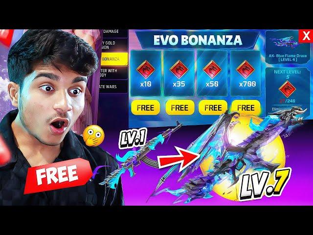How To Max All Evo Gun Skins Free NEW EVO BONANZA EVENT || Free Fire New Event || FireEyes Gaming