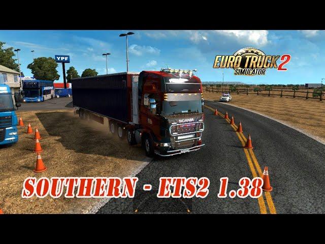 [ETS2 1.38] MOD TUNING SCANIA V8 | MAP SOUTHERN REGION V9.0