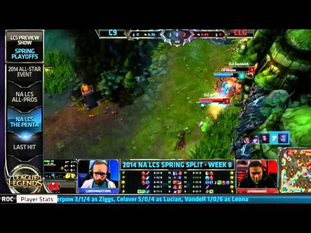 Top 5 #LCSBIGPLAYS of S4 NA LCS Spring split 2014! Best plays of the split!