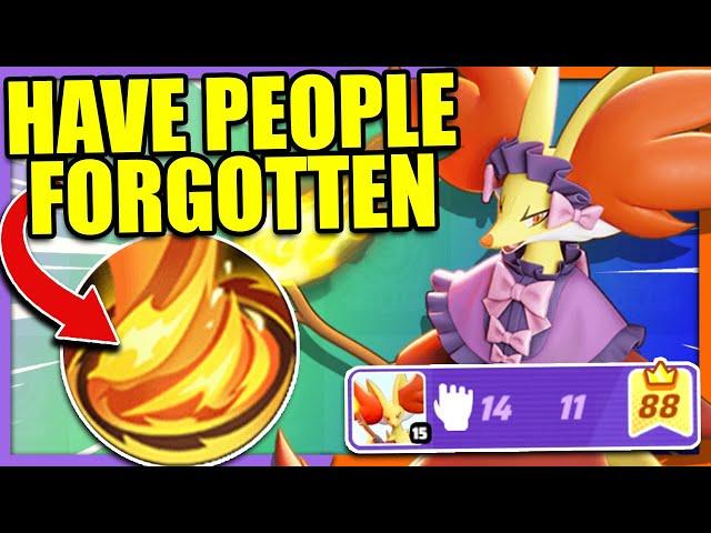 Almost no Cool Down Spins!! Fire Spin Delphox is INSANELY ANNOYING | Pokemon Unite