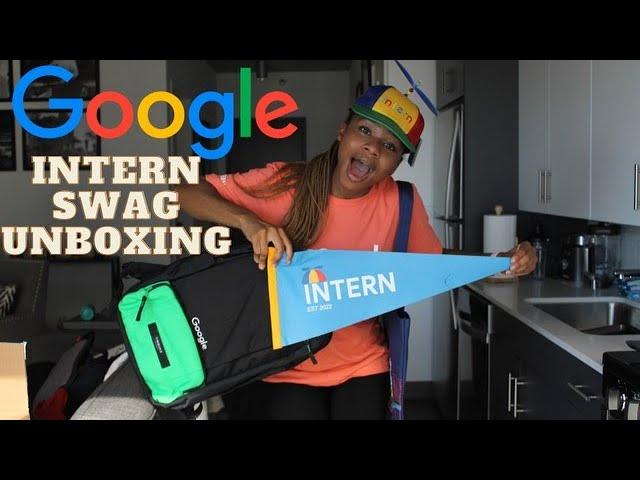 Google Intern Swag Unboxing | MERCH HAUL 2022