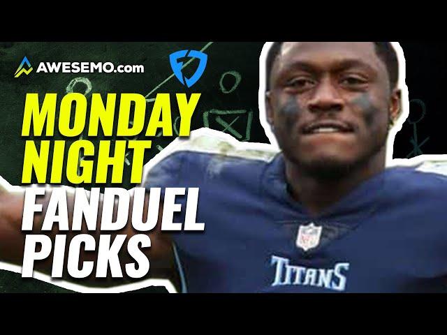FanDuel NFL Monday Night Football Week 6 Single-Game Picks & Lineups | Bills vs. Titans Tonight