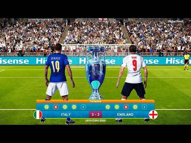 PES 2021 | Italy vs England | EURO 2020 FINAL | Penalty Shootout