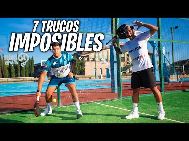 7 TRUCOS IMPOSIBLES DE PÁDEL CON TOLITO AGUIRRE