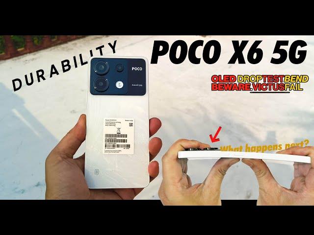 Poco X6 5G Durability Test - Is it Weaker vs Pro?! (1st Partial pass of Poco)