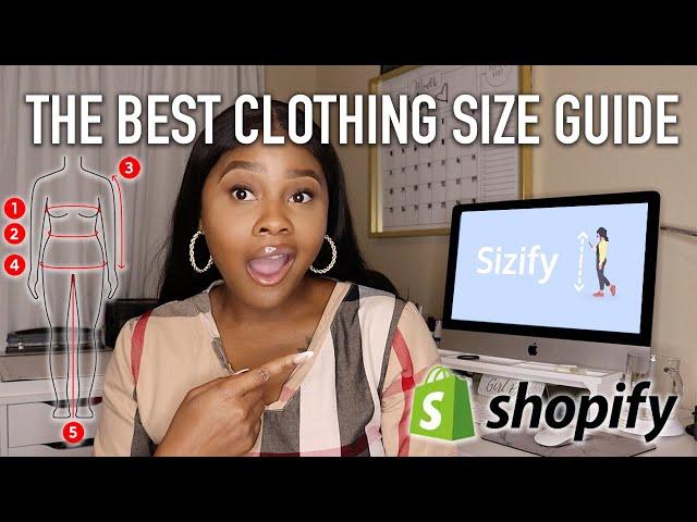 HOW TO ADD CLOTHING SIZE RECOMMENDATIONS TO YOUR SHOPIFY STORE FT. SIZIFY | TROYIA MONAY