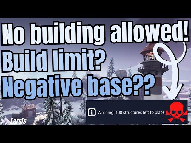Why you can't build in your base anymoreThe build limitNegative base- Fortnite STW