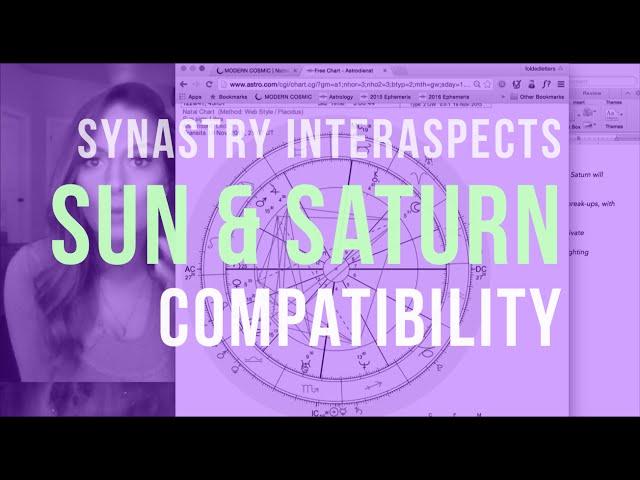 Synastry Inter-Aspect Series: SUN + SATURN Compatibility
