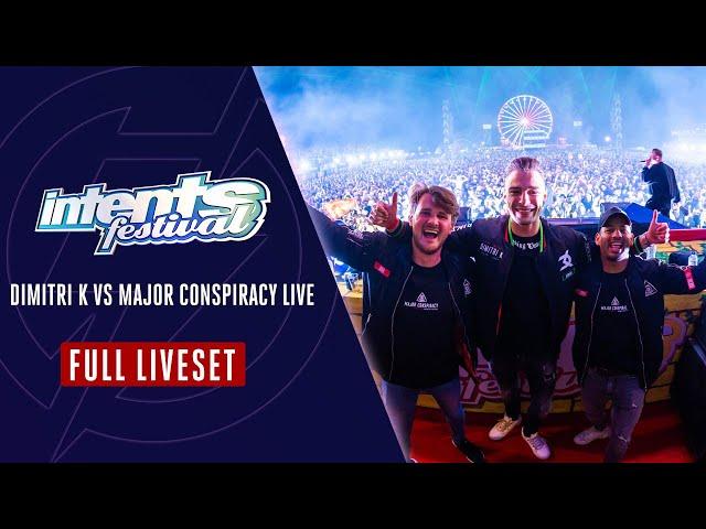 Dimitri K VS Major Conspiracy Live at the Mainstage - Full set - Intents Festival 2023