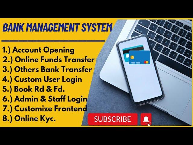 Online Banking Management System With Third party Transfer Using Php And Mysql