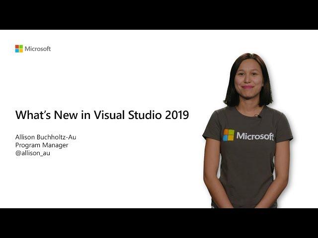 What’s New in Visual Studio 2019 (Preview)